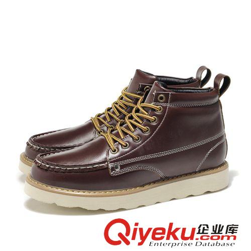 男鞋 秋款 戶外時(shí)尚工裝靴 高幫男靴馬丁靴 英倫經(jīng)典中幫男靴 男靴批發(fā)原始圖片3