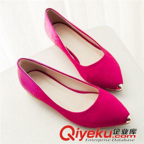 2015年3月新品 代發(fā)批發(fā)2015春秋夏季女鞋子 舒適尖頭淺口平底鞋單鞋工作鞋原始圖片2