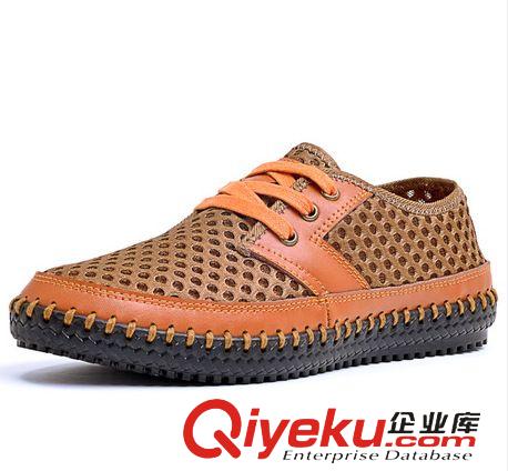 按材質分類 男士休閑網布鞋夏季新款潮流純色透氣休閑低幫鞋百搭休閑一件代發