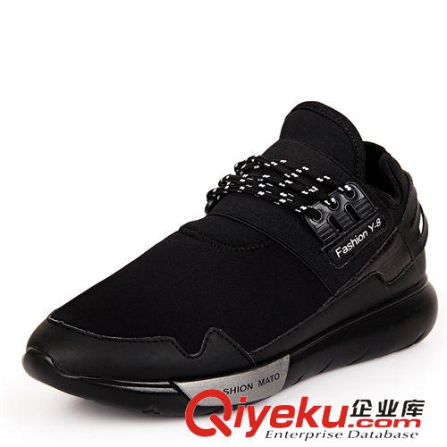 增高鞋 學(xué)生新款彈力布拼接套腳男潮鞋休閑低幫鞋 花色運(yùn)動(dòng)鞋一件代發(fā)原始圖片3
