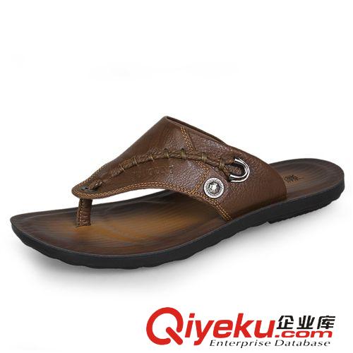 涼鞋/拖鞋 男士人字拖潮流夏季zp休閑2015新款?yuàn)A腳沙灘涼鞋時(shí)尚防滑單鞋原始圖片3