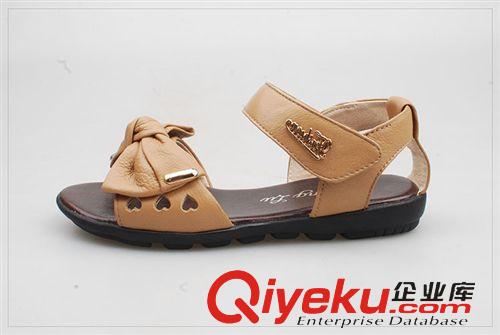 皮鞋 夏款明璐童鞋女童皮鞋涼鞋中童鞋zp 32901B原始圖片3