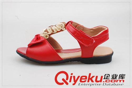 皮鞋 夏款明璐童鞋女童皮鞋涼鞋中童鞋zp 32842B原始圖片2