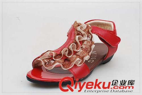 皮鞋 夏款明璐童鞋女童皮鞋涼鞋小童鞋zp 32666B原始圖片3