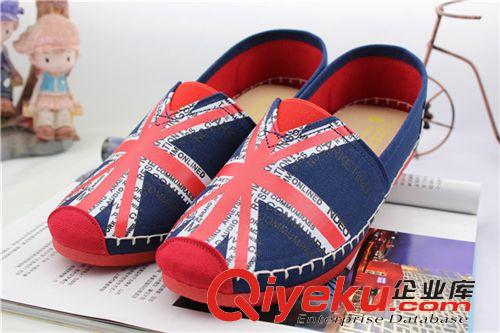 懶人鞋 【HOT】批發(fā)新品時尚透氣板鞋 美國國旗帆布鞋 英倫潮男休閑鞋原始圖片2