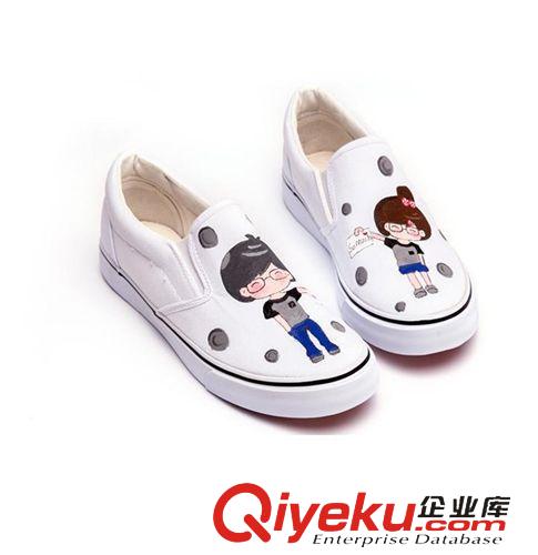 手繪鞋 批發(fā)新品情侶帆布鞋 時(shí)尚手繪運(yùn)動(dòng)板鞋女鞋 個(gè)性學(xué)生手繪鞋潮原始圖片2