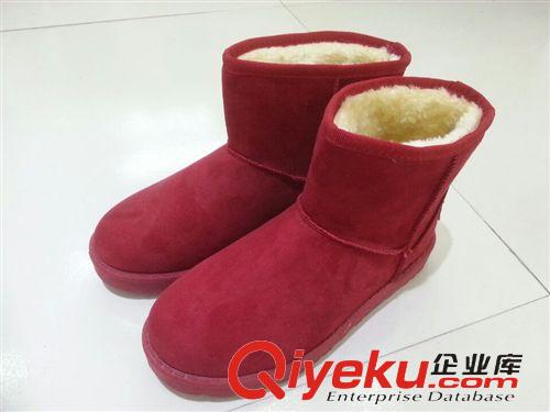 雪地靴 冬季女士 雪地靴女皮毛一體冬靴棉鞋 2014新款冬鞋女靴廠家直銷原始圖片2