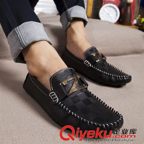 豆豆鞋 免費(fèi)代發(fā)男鞋新款zp男式豆豆鞋批發(fā)代理一腳蹬懶人鞋潮男駕車(chē)鞋原始圖片3