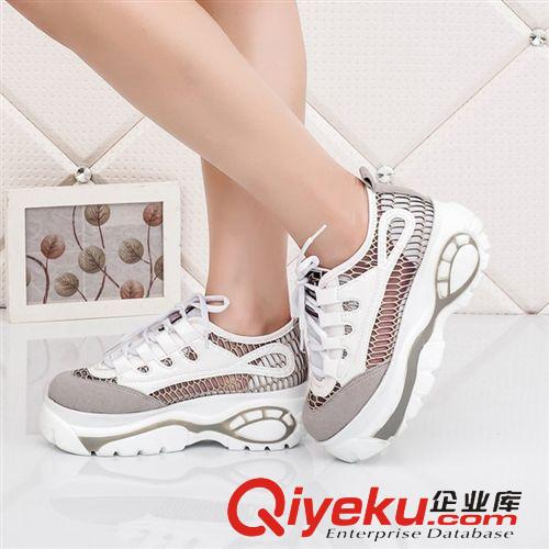 41---60元 2015新款休閑單鞋女時(shí)尚松糕跟女鞋透氣網(wǎng)鞋學(xué)生運(yùn)動(dòng)鞋批發(fā)搖搖鞋