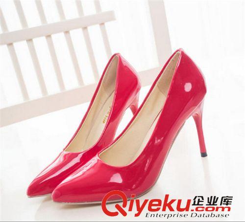 單鞋 廠家批發時尚漆皮圓頭女鞋淺口蝴蝶結女式甜美單鞋批發平底單鞋