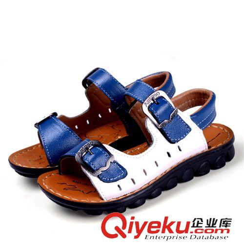 舒適童鞋 2015新款夏季白兒童涼拖鞋 zp時(shí)尚童鞋 批發(fā) 廠家直銷 支持混批原始圖片2