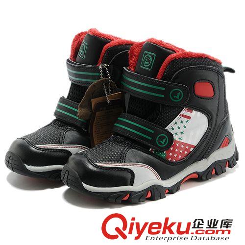童鞋 新款冬季新品 波點布面兒童女大童靴 兒童棉鞋男女童鞋全網熱銷