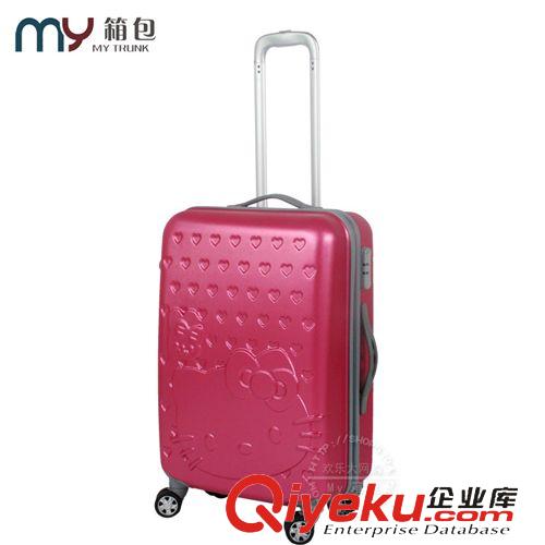 拉桿箱、旅行包 Hello Kitty拉桿箱韓國可愛行李箱女旅行箱20寸登機(jī)箱24寸密碼箱原始圖片3