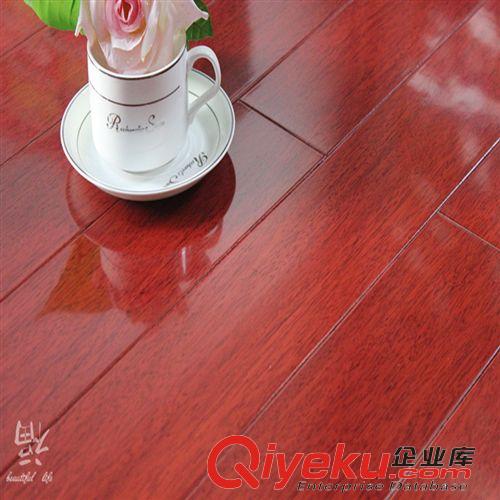 建材裝飾 tj促銷實木地板/番龍眼/小菠蘿格/紅色/910*/廠家直銷特惠