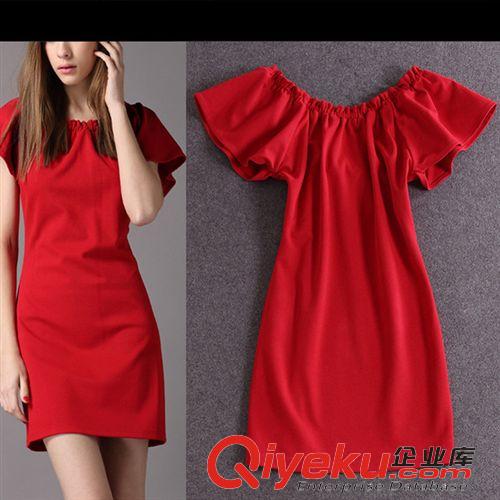 4月新款 歐洲站女裝夏季時(shí)尚明星走秀同款zp外貿(mào)圓領(lǐng)碎花連衣裙77700