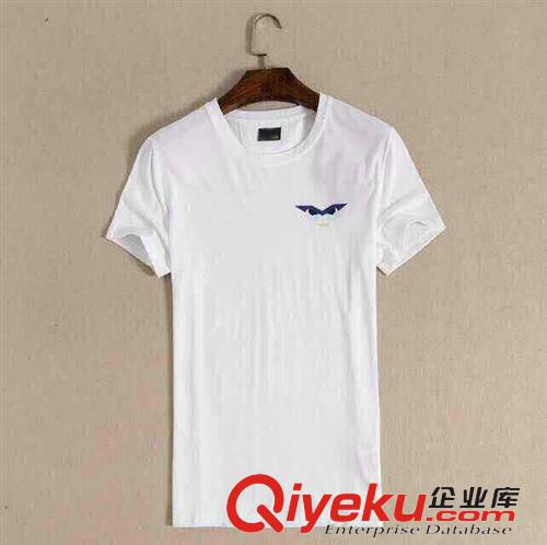 3月新款 66825200惹人愛的小怪獸 絲光珠地網(wǎng)面料 男士短袖 夏天T恤修身原始圖片3