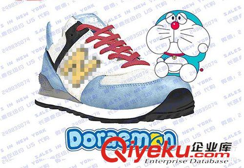 跑步鞋 哆啦A夢機器貓路飛喬巴海賊王主題N字運動鞋男女鞋復古百搭跑步鞋