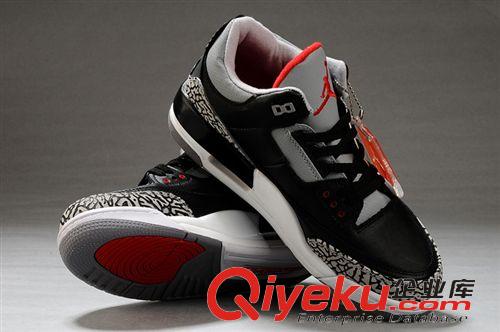 喬丹 Jordan aJ3 qiao3代 qiao3 黑水泥男女鞋36—47原始圖片2