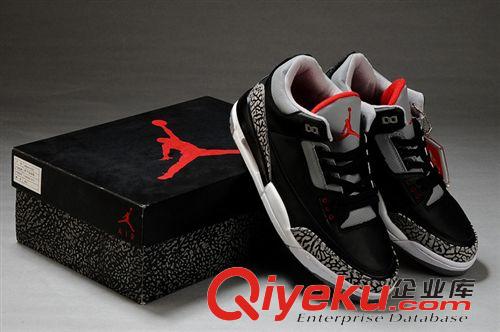 喬丹 Jordan aJ3 qiao3代 qiao3 黑水泥男女鞋36—47原始圖片3