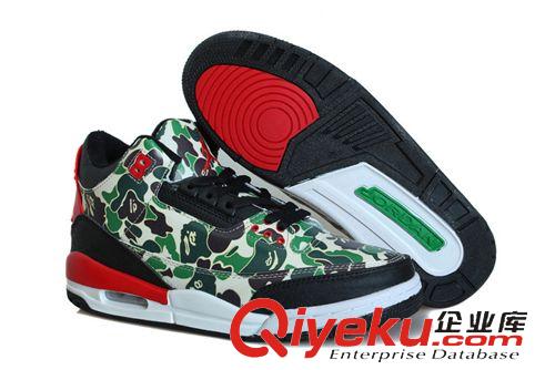 喬丹 Jordan AJ3籃球鞋   爆裂 綠迷彩  水泥原始圖片3