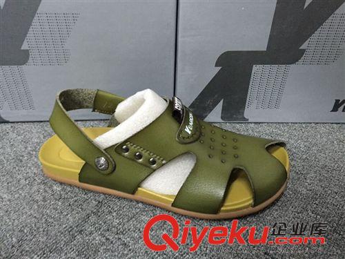 2015年男鞋 5/4 2015新品潮流日常休閑舒適男士涼鞋晉江厚錦庫存鞋批發B058原始圖片3