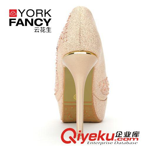 單鞋 2015秋冬新款 超高跟鞋細(xì)跟防水臺(tái)女鞋子婚鞋夜店 高跟鞋淘原始圖片2