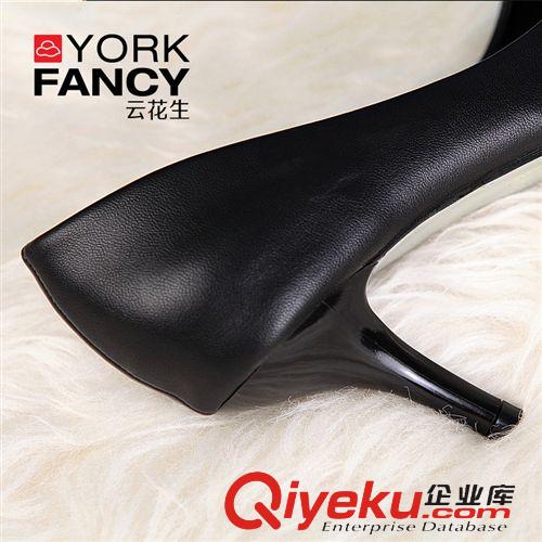 單鞋 新款秋季鞋子白色中高跟鞋尖頭高跟鞋細(xì)跟職業(yè)女鞋純色鞋子原始圖片3