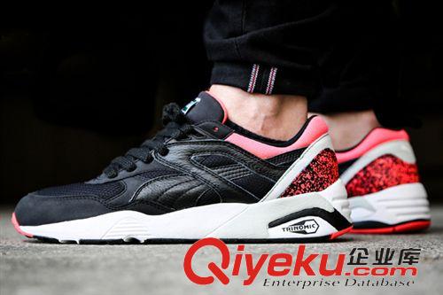 運(yùn)動(dòng)鞋 Trinomic R698 XS-698 深藍(lán) 復(fù)古慢跑鞋 黑紅潑墨