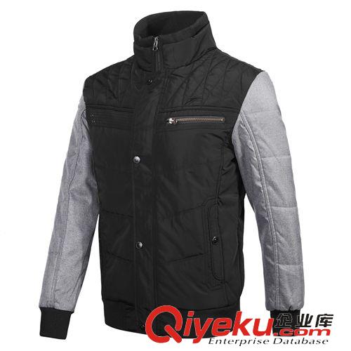 男式棉服 金萊克棉襖2014秋冬棉衣男式短款棉服修身立領(lǐng)外套潮流款22426101原始圖片2