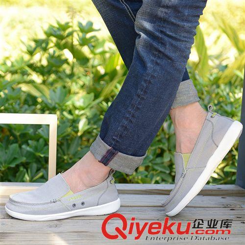 帆布鞋 2015新款春夏透氣男帆布鞋時(shí)尚休閑男鞋一腳蹬懶人鞋老北京布鞋原始圖片2