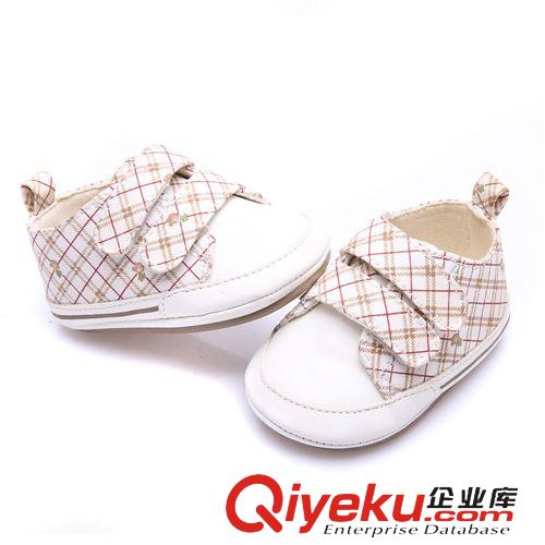 童鞋專區(qū) 直銷2015春款熱銷橡膠底時(shí)尚魔術(shù)貼格子防滑學(xué)步鞋tj清倉處理