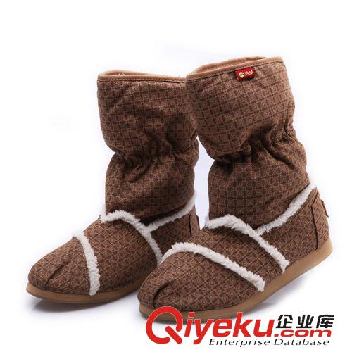 女鞋專區(qū) 品牌直銷2014冬季熱銷高筒橡膠底套筒帆布鞋批發(fā)tj清倉處理原始圖片3