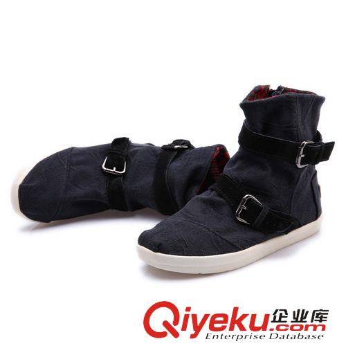女鞋專區 品牌直銷2014冬季熱銷時尚帆布鞋純色套筒帆布鞋tj清倉處理原始圖片2