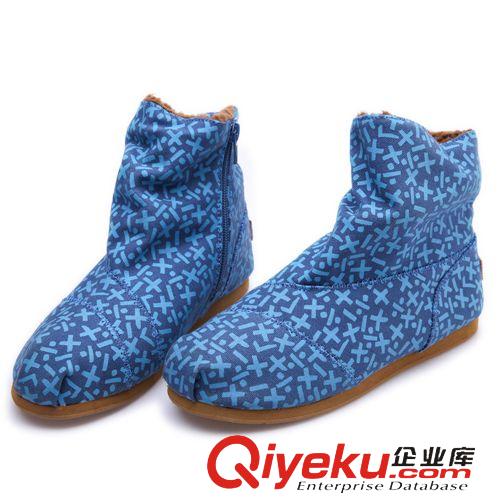 女鞋專區 品牌直銷2014熱銷帆布鞋橡膠底保暖手繪帆布鞋tj清倉處理原始圖片3