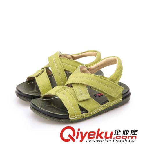 男童專區 2015夏季新款男童zp涼鞋牛筋底時尚魔術貼溫州童鞋批發tj清倉原始圖片2