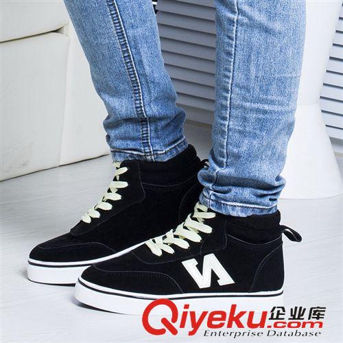 女鞋 新品春季高幫鞋平底鞋 女士學(xué)生休閑鞋韓版潮鞋流行板鞋女鞋原始圖片3