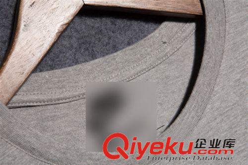 男款上衣 2015春季新款 男士圓領(lǐng)純棉短袖T恤0189原始圖片3