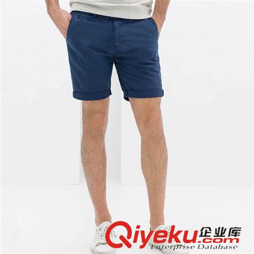 男款下裝 2015春夏季新款男式休閑中褲 男士休閑褲五分褲批發(fā)外貿(mào)原單0277