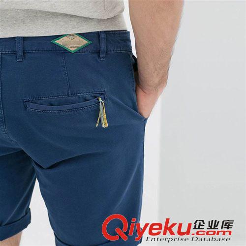 男款下裝 2015春夏季新款男式休閑中褲 男士休閑褲五分褲批發(fā)外貿(mào)原單0277