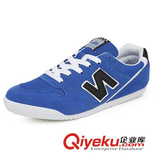跑步鞋 廠家熱賣批發(fā) 時(shí)尚經(jīng)典N字男士跑鞋 優(yōu)質(zhì)反絨皮透氣減震運(yùn)動(dòng)鞋原始圖片2