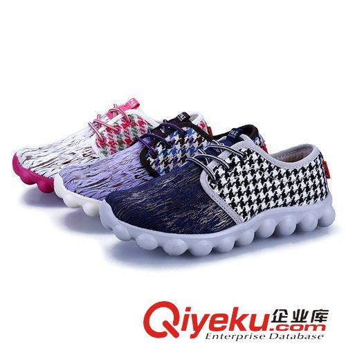 休閑鞋 新款時尚潮流情侶休閑鞋 圓頭舒適透氣男女平跟耐磨減震情侶鞋原始圖片3