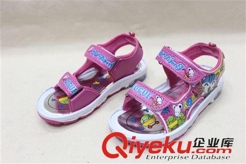 新品上架 廠價促銷2015夏季新款沙灘童鞋，貓和老鼠圖案帶燈系列兒童涼鞋原始圖片3