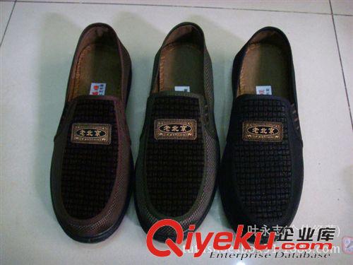 老北京布鞋 廠家直銷 休閑男士 老北京格子布駕車鞋 zp原始圖片2