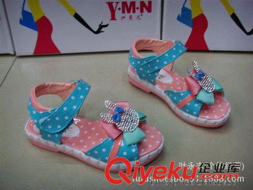童鞋 2014夏季單色tj女童時尚可愛燙鉆兔兔裝飾歐韓風搭扣小公主{za}原始圖片2