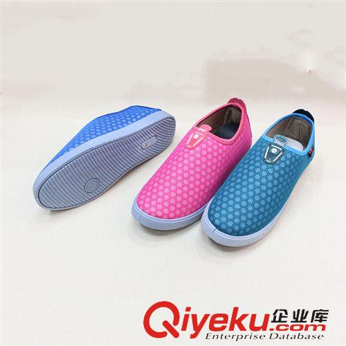 休閑女鞋 廠家直銷 秋季新款男士透氣網(wǎng)面單鞋 時尚休閑圓頭平跟嘍空單鞋原始圖片2