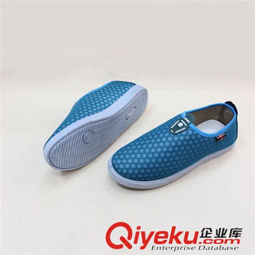 休閑女鞋 廠家直銷 秋季新款男士透氣網(wǎng)面單鞋 時尚休閑圓頭平跟嘍空單鞋原始圖片3