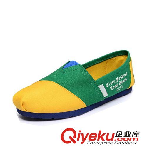 TOMS帆布鞋 虧本清倉男女印花帆布鞋懶人鞋瑪麗式單鞋一腳蹬休閑帆布鞋韓版潮原始圖片2