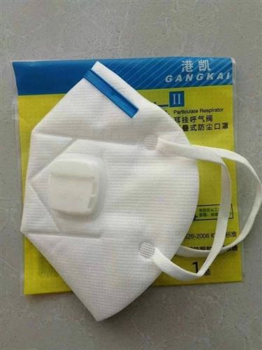 呼吸防護(hù) zp廠家批發(fā)港凱久牽耳掛折疊式帶呼吸閥防塵口罩KN95 防霧霾原始圖片3