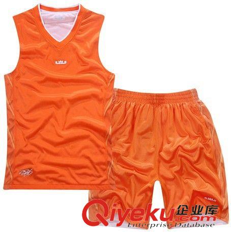 籃球服 誠招代理雙面穿詹姆斯籃球服套裝 男 網眼透氣吸汗比賽服隊服球衣原始圖片2