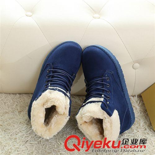 秋冬款 雪地靴 棉鞋 冬季女鞋雪地靴女短靴棉靴厚棉裸靴女鞋系帶短靴棉鞋維丹諾同廠原始圖片2